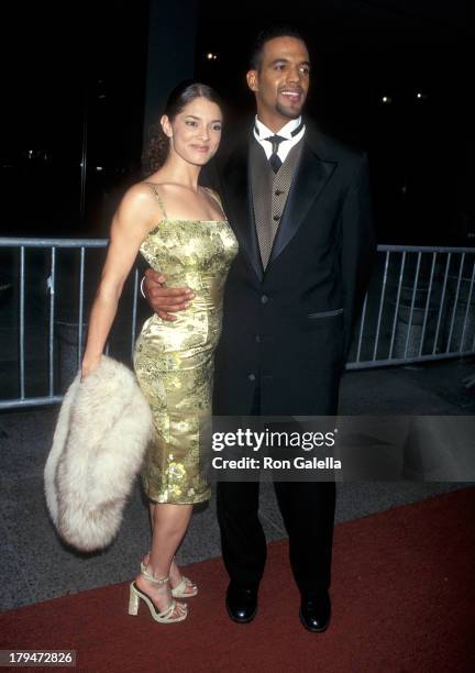 Actor Kristoff St. John and girlfriend Allana Nadal attend the 25th Annual Daytime Emmy Awards on May 15, 1998 at Radio City Music Hall in New York...