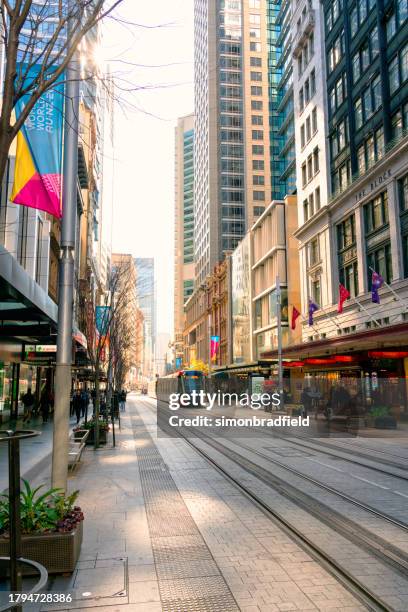 light rail in sydney - sydney light rail stock pictures, royalty-free photos & images