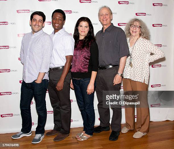 Director Evan Cabnet and actors Hubert Point-Du Jour, Diane Davis, Mark Blum, and Kathryn Grody attend the "Meet the Company of The Model Apartment"...