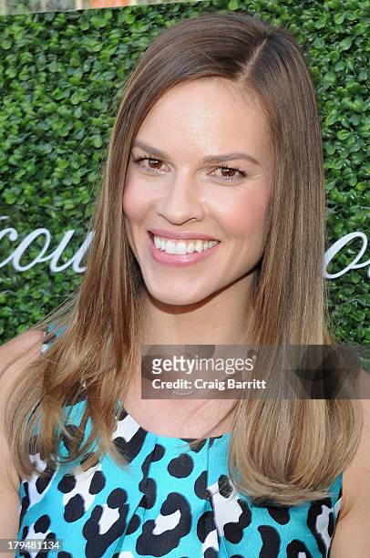 Hilary Swank attends The Couture Council of The Museum at the Fashion Institute of Technology hosted luncheon honoring Michael Kors with the 2013...
