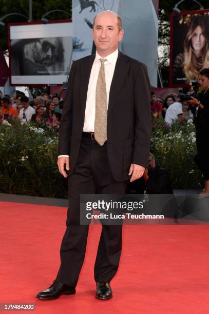 Actor Antonio Albanese attends "L'Intrepido" Premiere during the 70th Venice International Film Festival at Sala Grande on September 4, 2013 in...