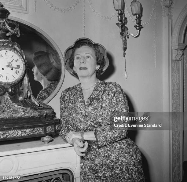 American choreographer Agnes de Mille , London, August 28th 1956.