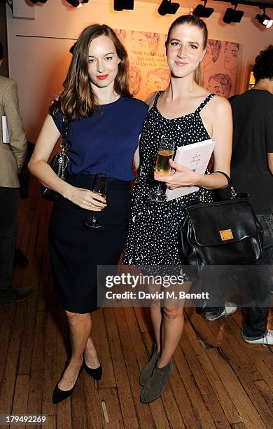 Lou Hayter and Gillian Orr attend the launch of Alexa Chung's first book "It" at Liberty on September 4, 2013 in London, England.
