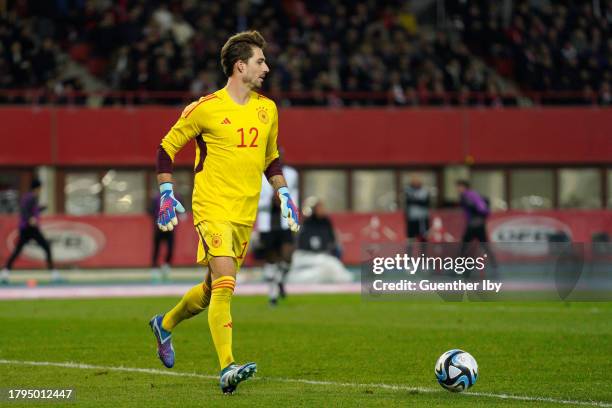 Kevin Trapp of Germany during the international friendly match between Austria and Germany at Ernst Happel Stadion on November 21, 2023 in Vienna,...