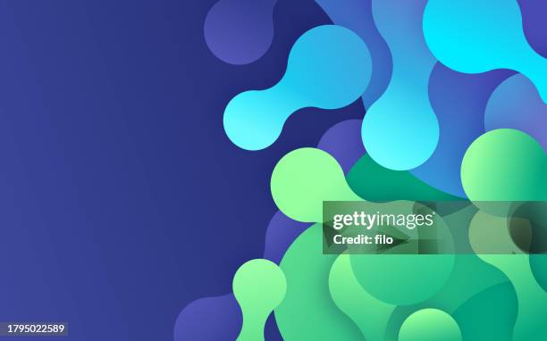 ilustrações de stock, clip art, desenhos animados e ícones de abstract shapes background pattern - biodiversidade