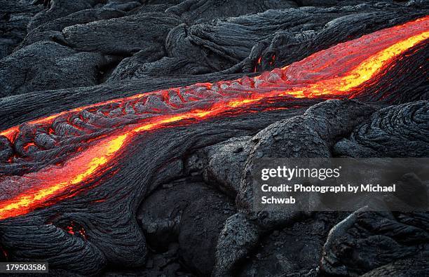 lava ripples, hawaii - lava 個照片及圖片檔