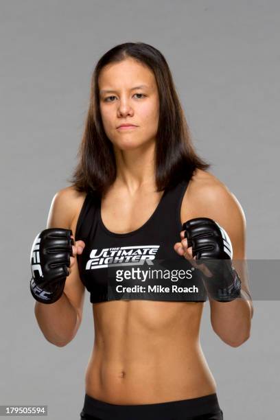 Shayna Baszler poses for a portrait on May 28, 2013 in Las Vegas, Nevada.