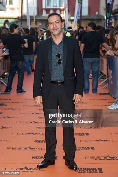 Spanish actor Santiago Molero attends the "Aguila Roja" new season red carpet during the day three of 5th FesTVal Television Festival 2013 at the...