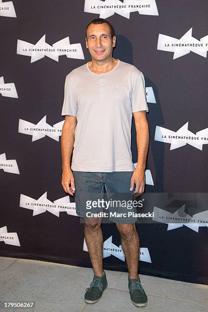 Actor Zinedine Soualem attends the 'Michel Piccoli retrospective exhibition' at la cinematheque on September 4, 2013 in Paris, France.