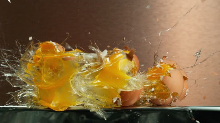 Explode Egg Egg Shell Broken Simple Videos and HD Footage - Getty Images