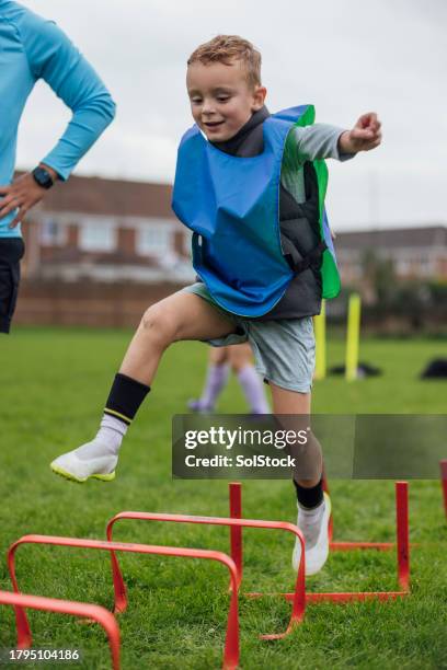 running and jumping - hurdle stock pictures, royalty-free photos & images