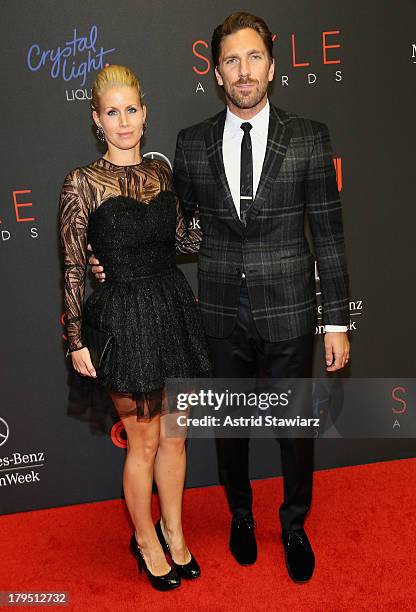 Professional Ice Hockey Player Henrik Lundqvist and Therese Andersson attend the 10th annual Style Awards during Mercedes Benz Fashion Week Spring...
