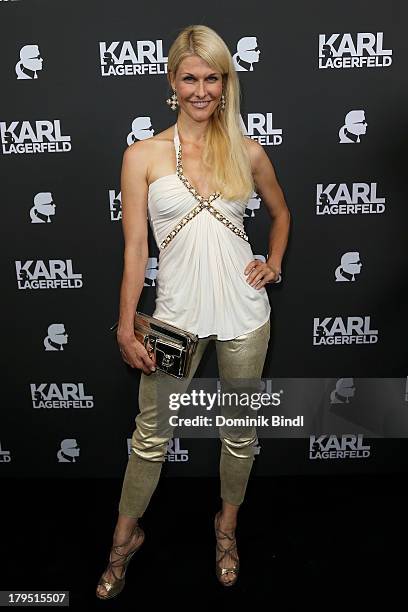 Natascha Gruen attends the Karl Lagerfeld store opening on September 4, 2013 in Munich, Germany.