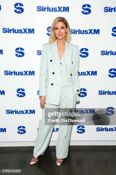 Desi Lydic visits SiriusXM Studios on November 15, 2023 in New York City.