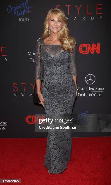 Model Christie Brinkley attends the 2013 Style Awards at Lincoln Center on September 4, 2013 in New York City.