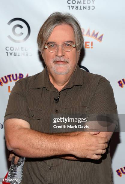 Writer Matt Groening attends the 'Futurama Special Screening' held at YouTube Space LA on September 4, 2013 in Los Angeles, California.