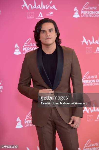Silvestre Dangond attends The Latin Recording Academy's 2023 Person of the Year Gala Honoring Laura Pausini at FIBES Conference and Exhibition Centre...