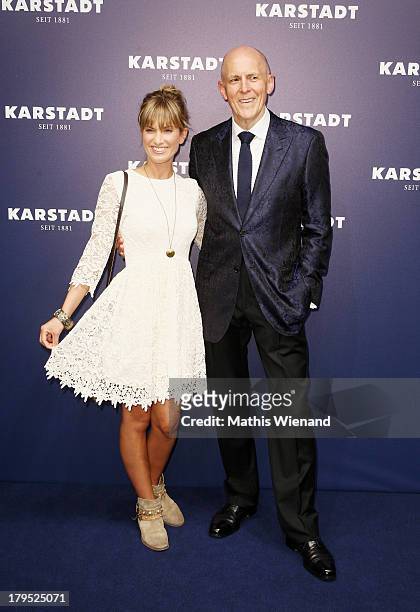 Isabelle Horn and Andrew Jennings attend the 'Feel London By Karstadt' Launch Event at Karstadt Store Duesseldorf on September 4, 2013 in Dusseldorf,...