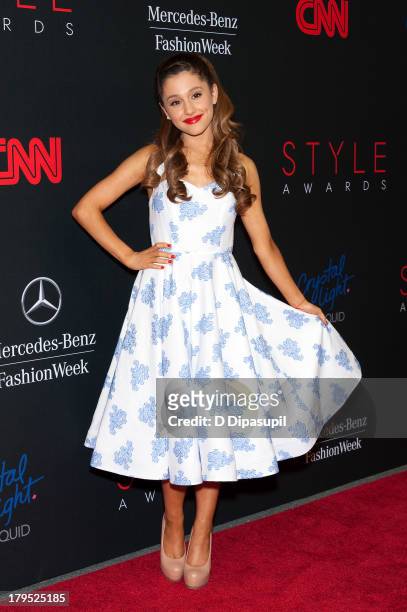 Ariana Grande attends the 2013 Style Awards at Lincoln Center on September 4, 2013 in New York City.