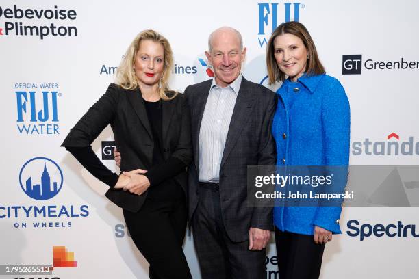 Ali Wentworth, Jonathan Tisch and Lizzie Tisch attend as Citymeals On Wheels hosts 36th Annual Power Lunch at The Plaza Hotel on November 15, 2023 in...