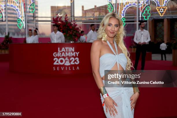 Guest attends the Latin Recording Academy Person of The Year Honoring Laura Pausini at FIBES Conference and Exhibition Centre on November 15, 2023 in...