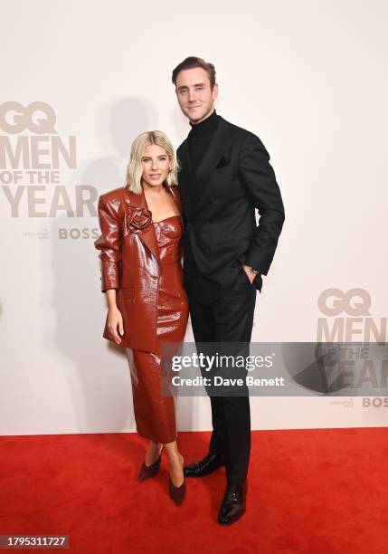 Mollie King and Stuart Broad arrive at the GQ Men of the Year Awards in association with BOSS at The Royal Opera House on November 15, 2023 in...