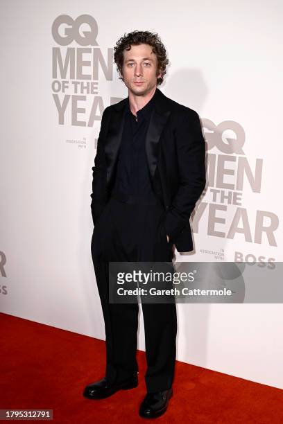 Jeremy Allen White arrives at the GQ Men Of The Year Awards 2023 at The Royal Opera House on November 15, 2023 in London, England.