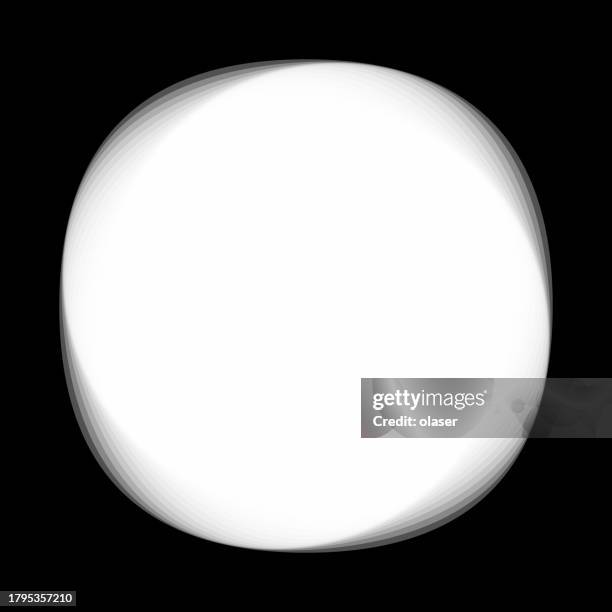 soft glowing white shape with a subtle halo on a black background. - soft light stock illustrations
