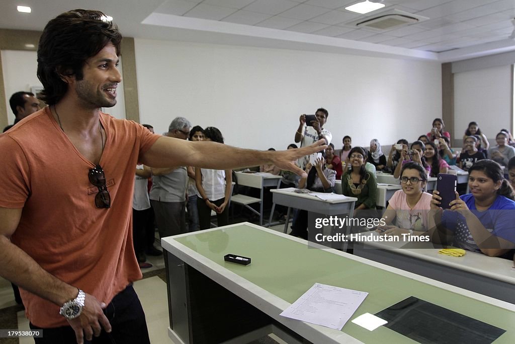 Shahid Kapoor Celebrates Teachers Day