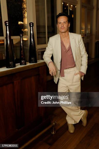 Andrew Scott attends the British GQ Men Of The Year and enjoys Don Julio 1942 cocktails at the Royal Opera House on November 15, 2023 in London,...