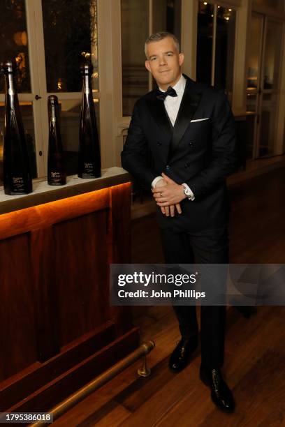 Russell Tovey attends the British GQ Men Of The Year and enjoys Don Julio 1942 cocktails at the Royal Opera House on November 15, 2023 in London,...