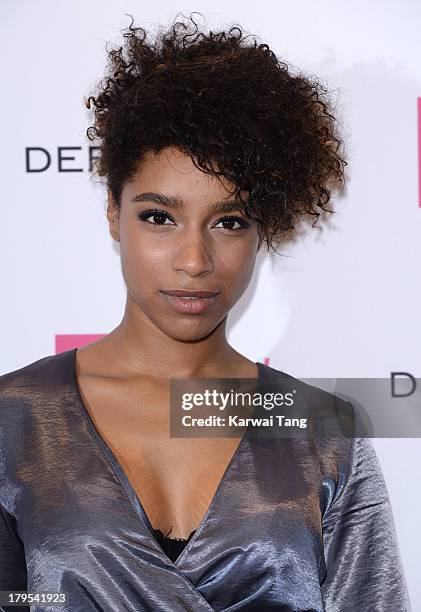 Lianne La Havas attends the launch party of very.co.uk's Definitions range at Somerset House on September 4, 2013 in London, England.