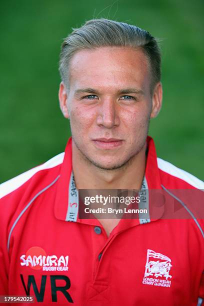 Will Robinson of London Welsh poses for a portrait during a London Welsh Media Day at Kassam Stadium on September 4, 2013 in Oxford, England.