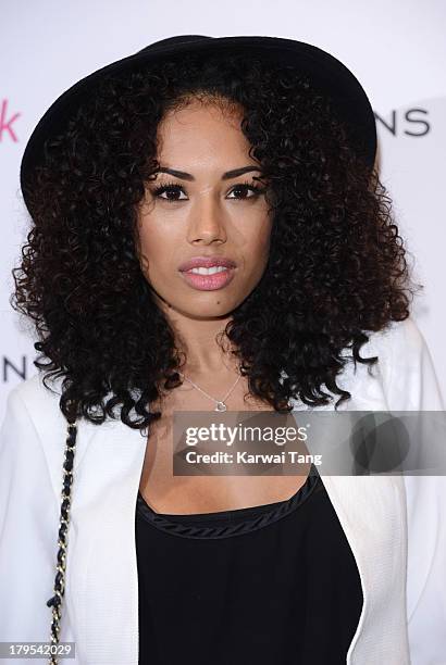 Jade Ewen attends the launch party of very.co.uk's Definitions range at Somerset House on September 4, 2013 in London, England.