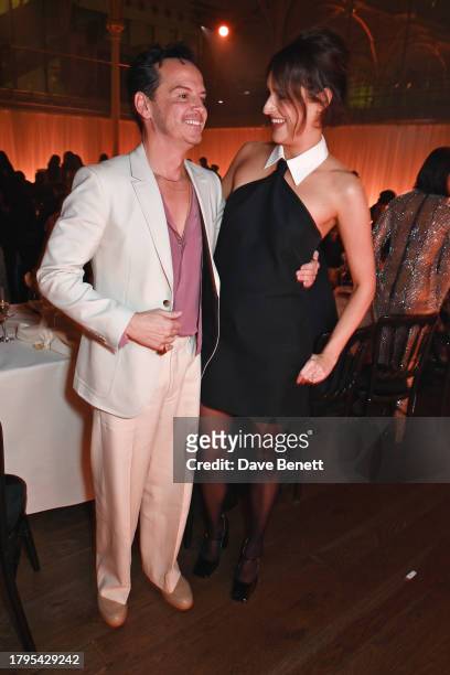 Andrew Scott and Phoebe Waller-Bridge attend the GQ Men of the Year Awards in association with BOSS at The Royal Opera House on November 15, 2023 in...