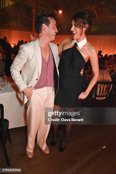 Andrew Scott and Phoebe Waller-Bridge attend the GQ Men of the Year Awards in association with BOSS at The Royal Opera House on November 15, 2023 in...