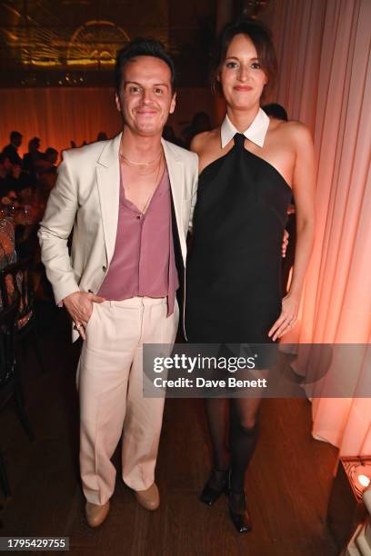 Andrew Scott and Phoebe Waller-Bridge attend the GQ Men of the Year Awards in association with BOSS at The Royal Opera House on November 15, 2023 in...