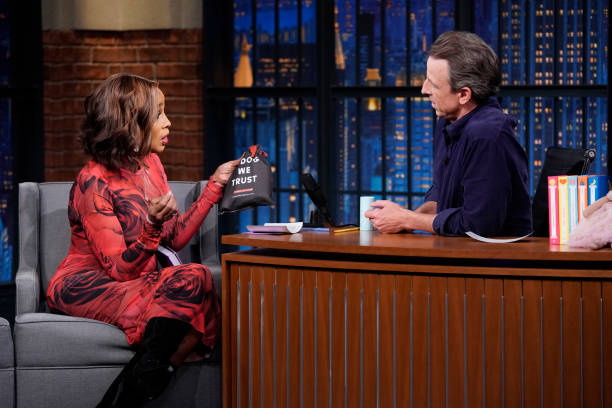 NY: NBC'S "Late Night with Seth Meyers" with Guests Gayle King, Brian Cox, Da'Vine Joy Randolph (Band Sit-in: Bryan Carter)