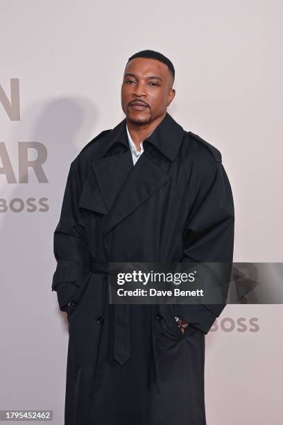 Ashley Walters arrives at the GQ Men of the Year Awards in association with BOSS at The Royal Opera House on November 15, 2023 in London, England.