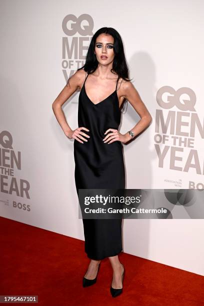 Olivia Neill arrives at the GQ Men Of The Year Awards 2023 at The Royal Opera House on November 15, 2023 in London, England.