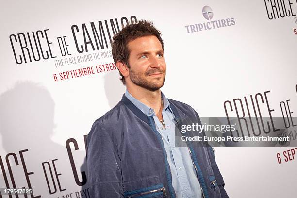 Actor Bradley Cooper attends a photocall for 'The Place Beyond The Pines' on September 4, 2013 in Madrid, Spain.