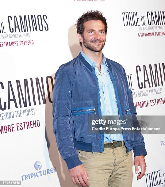 Actor Bradley Cooper attends a photocall for 'The Place Beyond The Pines' on September 4, 2013 in Madrid, Spain.
