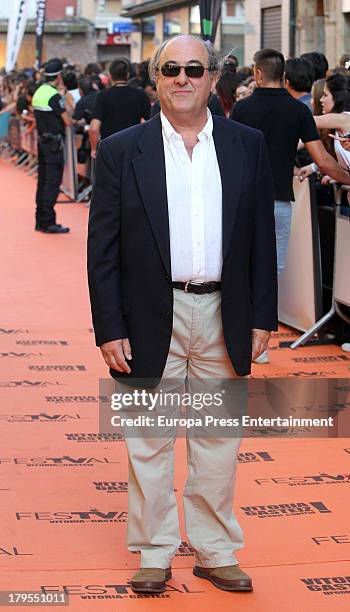 Jose Angel Egido attends the 'Aguila Roja' new season red carpet during day three of 5th FesTVal Television Festival 2013 on September 4, 2013 in...