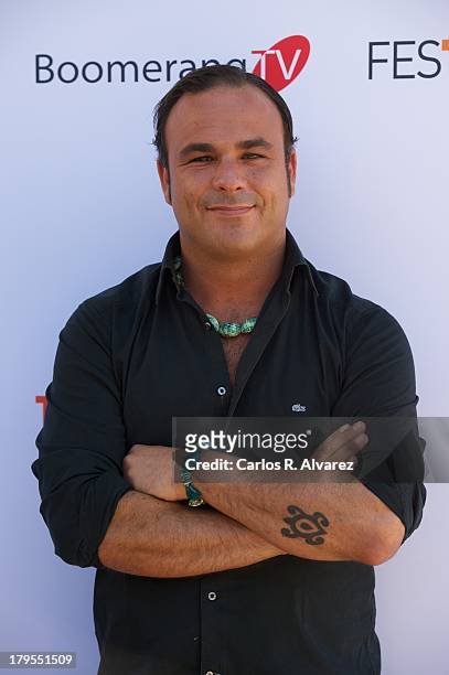 Spanish chef Angel Leon presents the "Top Chef" television show during day two of 5th FesTVal Television Festival 2013 at the Puerta Grande...