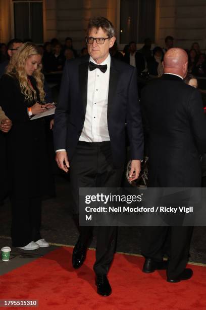 Louis Theroux arriving at the GQ Men Of The Year Awards 2023 at The Royal Opera House on November 15, 2023 in London, England.