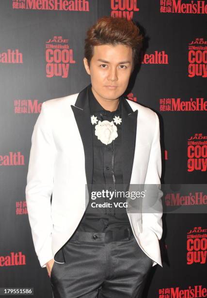 Singer Kenji Wu arrives at the red carpet of the Men's Health Magazine Cool Guy Contest at Kerry Centre Hotel on September 4, 2013 in Beijing, China.