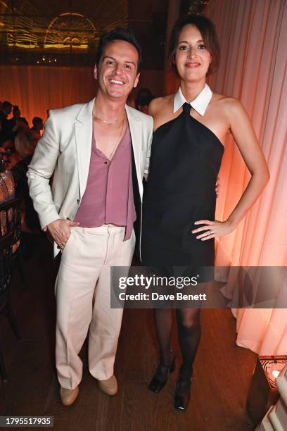 Andrew Scott and Phoebe Waller-Bridge attend the GQ Men of the Year Awards in association with BOSS at The Royal Opera House on November 15, 2023 in...