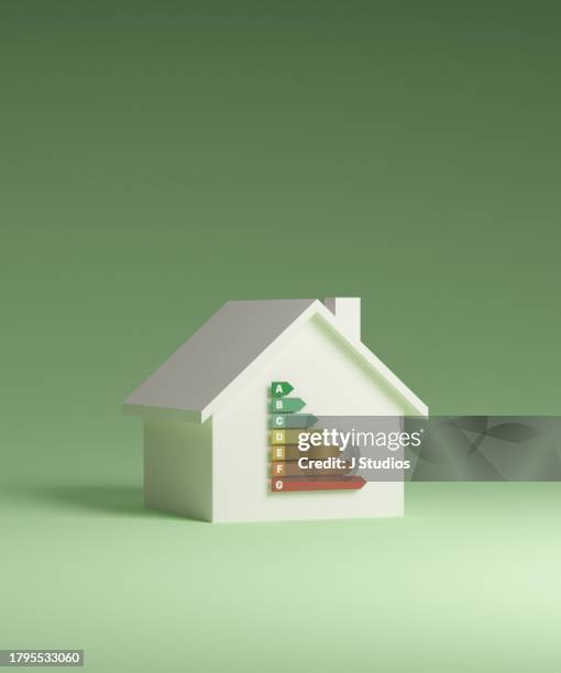 clean energy efficiency concept - clean house stockfoto's en -beelden