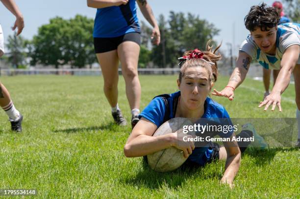 rugby femenino - argentina 7s stock pictures, royalty-free photos & images