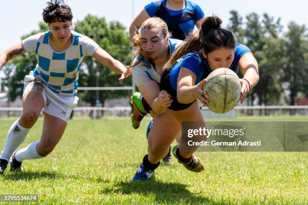 rugby femenino - rugby stockfoto's en -beelden